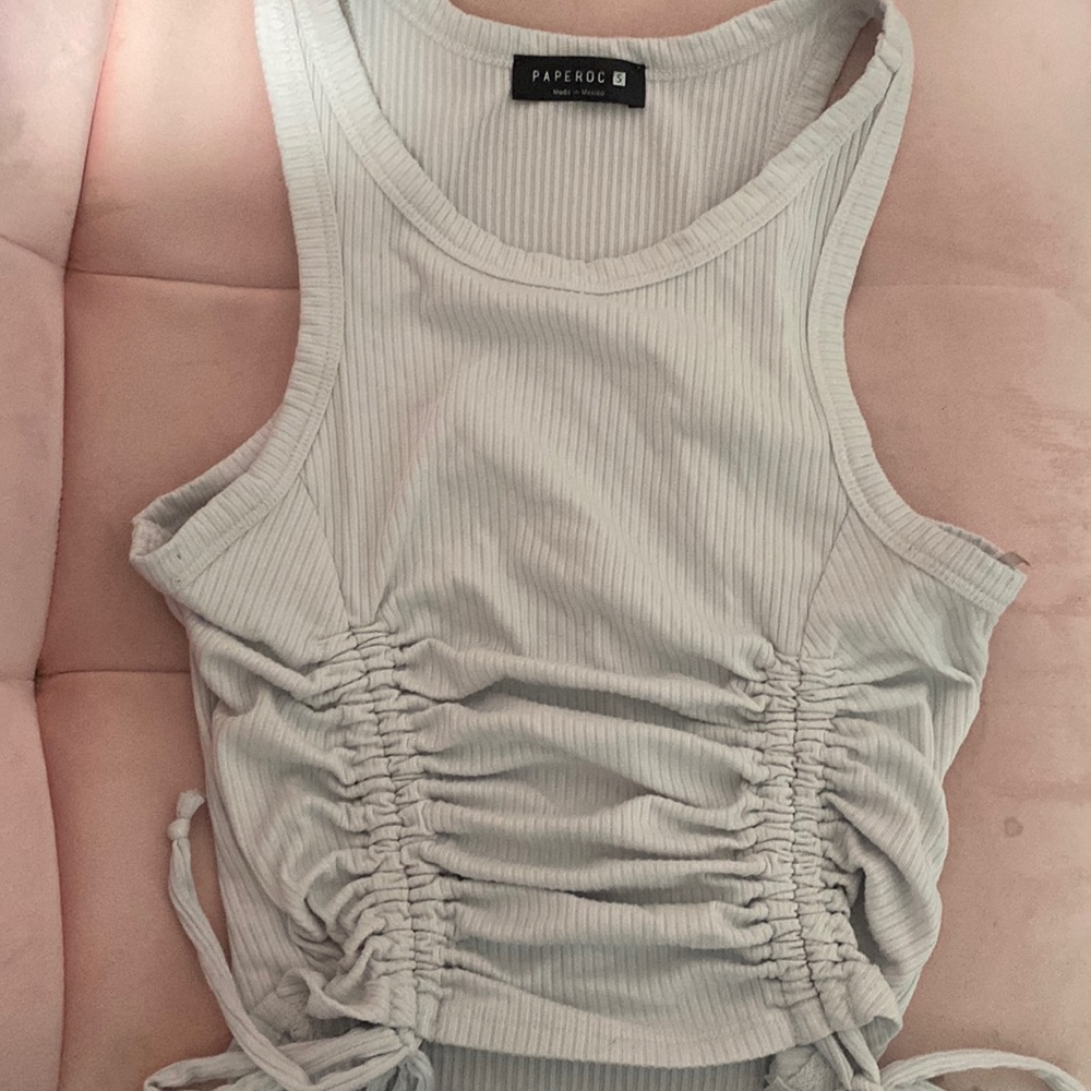White Tank Top in a size small
